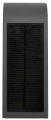 Lampa elewacyjna oprawa hybrydowa LED 7W 600lm szary z czujnikiem 16,3cm