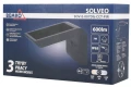 Lampa elewacyjna oprawa hybrydowa LED 7W 600lm szary z czujnikiem 16,3cm