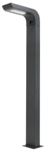 Słupek oświetleniowy hybrydowy LED 600LM ciemny szary 89,5cm