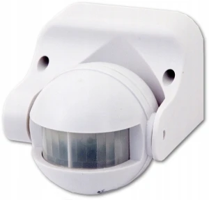 Czujnik ruchu sensor LED PIR 180 stopni biały 1200W