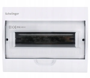Schelinger Rozdzielnica natynkowa zaciski 8N+8PE 1x8P IP40