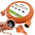 Vayox Przedłużacz elektryczny 16A 2x1,5 mm2 pomarańczowy bez uziemienia 10m