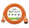 Vayox Przedłużacz elektryczny 16A 2x1,5 mm2 pomarańczowy bez uziemienia 10m