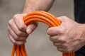 Vayox Przedłużacz elektryczny 16A 2x1,5 mm2 pomarańczowy bez uziemienia 10m