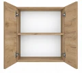 Szafka łazienkowa wisząca praktyczna dąb craft złoty 50x71cm