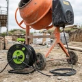 Vayox Przedłużacz bębnowy 3x1,5 mm2 16A 4 gniazda czarno-zielony 25m