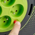 Vayox Przedłużacz bębnowy 3x1,5 mm2 16A 4 gniazda czarno-zielony 25m