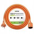 Vayox Przedłużacz elektryczny 16A 2x1,5 mm2 pomarańczowy bez uziemienia 40m