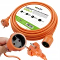 Vayox Przedłużacz elektryczny 16A 2x1,5 mm2 pomarańczowy bez uziemienia 20m