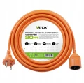 Vayox Przedłużacz elektryczny 16A 2x1,5 mm2 pomarańczowy bez uziemienia 20m