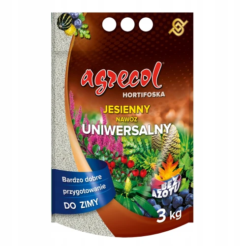 Agrecol Hortifoska Nawóz jesienny wieloskładnikowy bez azotu 3kg