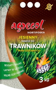 Agrecol Hortifoska Nawóz jesienny do trawników i traw ozdobnych 3kg