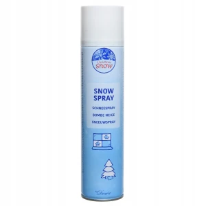 Sztuczny śnieg w sprayu do dekoracji okien stroików biały 600ml 1szt