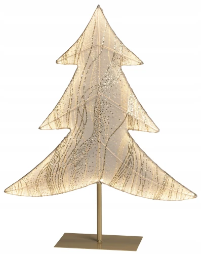 Figurka świąteczna choinka LED na stojaku biała 65cm