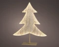 Figurka świąteczna choinka LED na stojaku biała 65cm