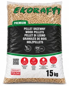 EkoRafit Pellet drzewny ENplus A1 6mm 15kg