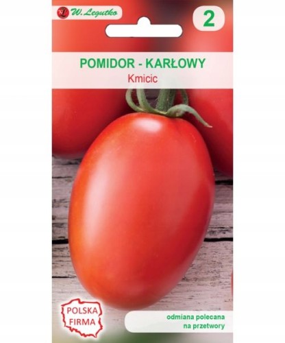 Pomidor Kmicic gruntowy karłowy nasiona 0,5g
