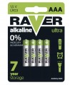 Bateria alkaiczna 1,5V LR6 AAA Raver zestaw 4 szt