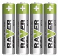 Bateria alkaiczna 1,5V LR6 AAA Raver zestaw 4 szt