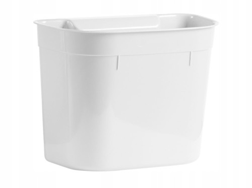 Pojemnik na odpadki kosz wiszący biały 21x28x17cm Monti