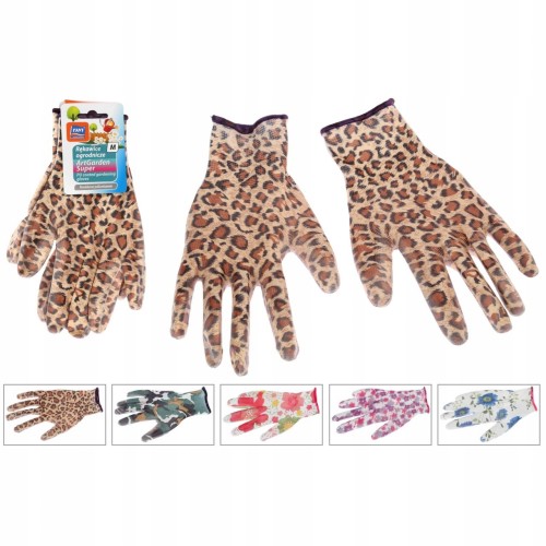 Rękawice ogrodowe ochronne robocze SUPER ARTGARDEN roz. M