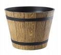 Donica okrągła imitacja drewna MADERA 23cm