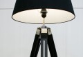 Lampa podłogowa stojąca trójnóg abażur PABLO