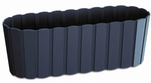 Skrzynka balkonowa podłużna antracyt Boardee Case 38 cm