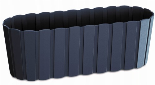 Skrzynka balkonowa podłużna antracyt Boardee Case 38 cm