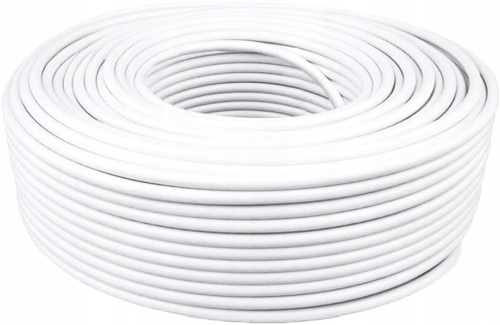 Kabel przewód koncentryczny antenowy TV 25m 6.8mm