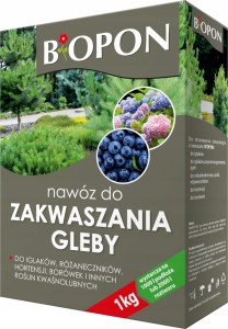 Nawóz granulat do zakwaszania zakwaszacz gleby 1kg
