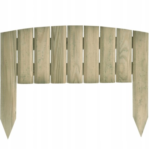 Płotek trawnikowy drewniany palisada ogrodowa 40cm