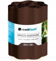 Obrzeże ogrodowe plastikowe 20cm x 9m brązowe