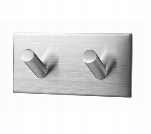 Wieszak samoprzylepny ścienny na ubrania chrom