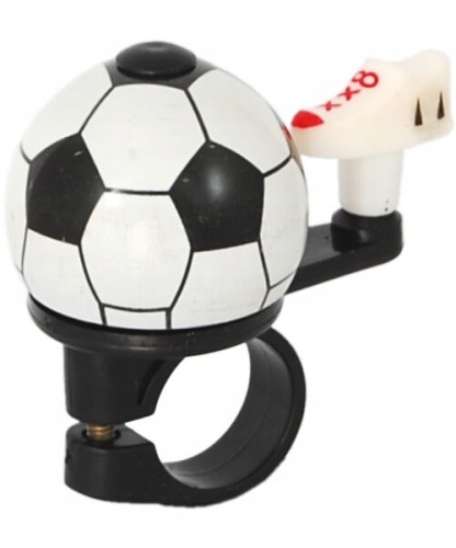 Dzwonek rowerowy metalowy dla dzieci piłka