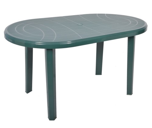 Stół ogrodowy plastikowy JANTAR zielony 135x80
