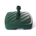 Stojak pod parasol ogrodowy 40x40x10cm zielony leśny