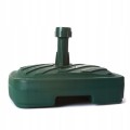 Stojak pod parasol ogrodowy 40x40x10cm zielony leśny
