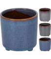 Doniczka osłonka ceramiczna na nóżkach 12x12cm BP2000060