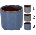 Doniczka osłonka ceramiczna na nóżkach 12x12cm BP2000060