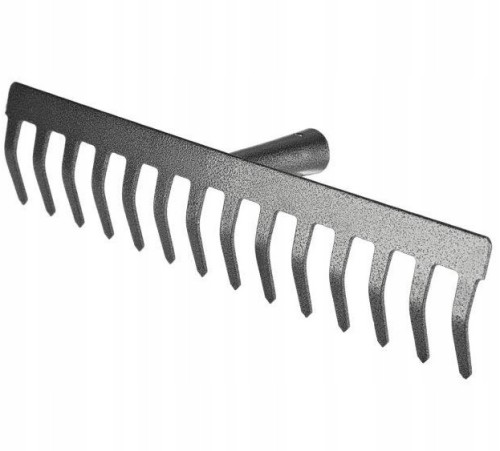 Grabie ogrodowe metalowe do ziemi 14-zębne