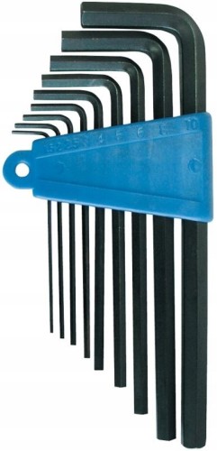 Zestaw kluczy imbusowych 9szt 1,5-10mm
