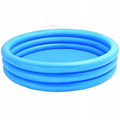 Basen ogrodowy dmuchany dla dzieci niebieski 168x38cm