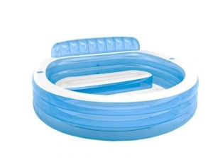 Basen ogrodowy dmuchany z siedzeniami 229x218x76cm