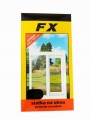 Siatka na okno przeciw owadom FX 150x130 cm czarna