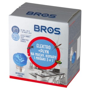 Elektrofumigator na muchy komary i mrówki 3w1 30ml