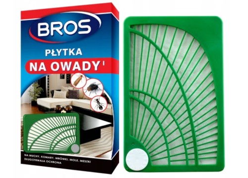 Bros Płytka na owady muchy, meszki, komary, mole