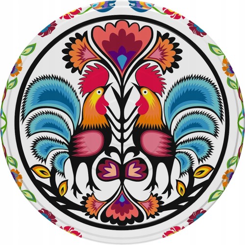Zakrętka do słoików fi66 wzór Folklor 10 szt