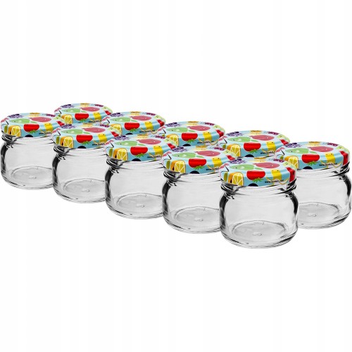 Słoik szklany z zakrętką TO fi43 30ml - 6 szt