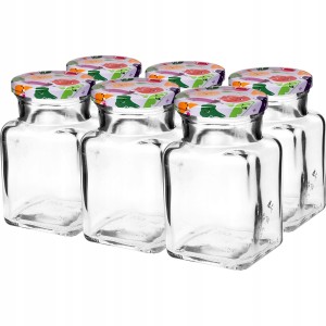 Słoik szklany z zakrętką TO fi53 150ml - 6 szt